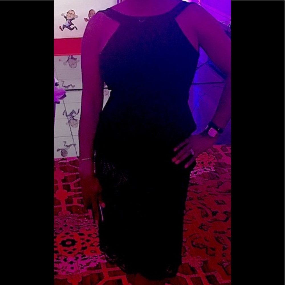 BCBG Max Azria black cocktail dress